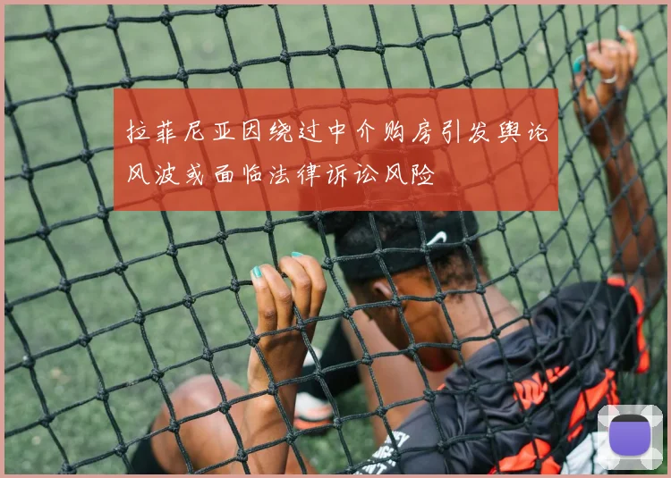 拉菲尼亚因绕过中介购房引发舆论风波或面临法律诉讼风险